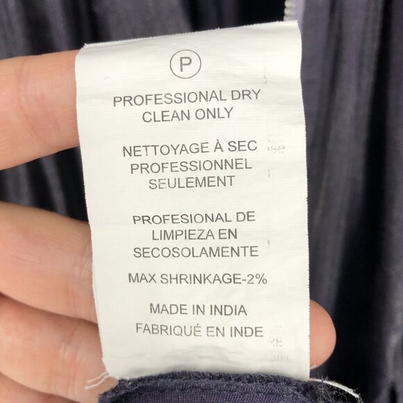 Samant Chauhan Anthropologie Women's Utility Maxi Dress XS Dark Metallic Blue - Picture 5 of 11